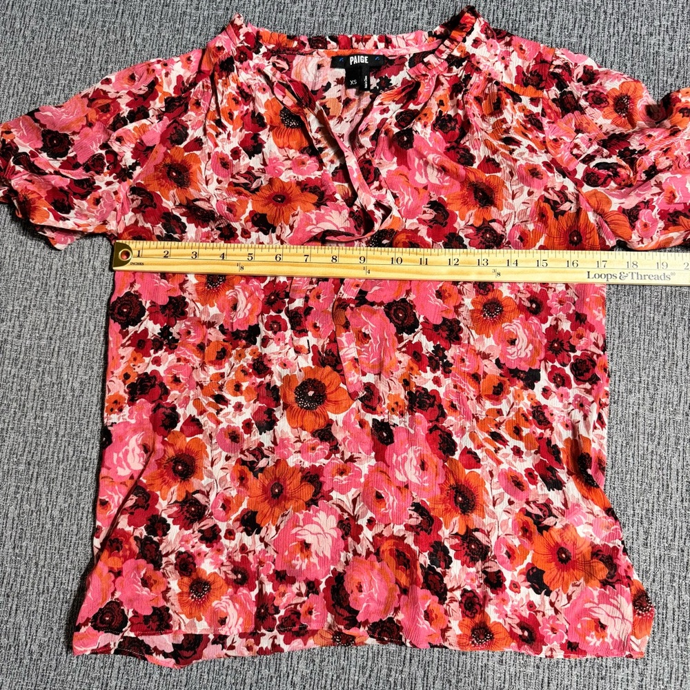 Paige Dandelion Silk Blouse - Picture 14 of 16
